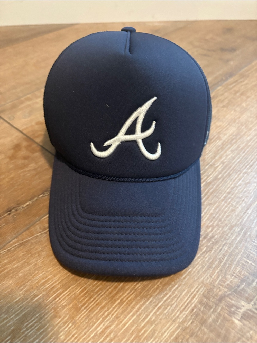 '47 Men's Atlanta Braves Foam Front Mesh Trucker Cap